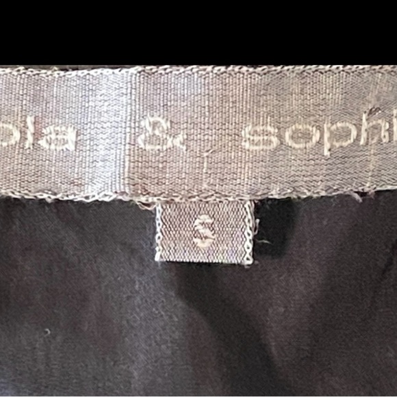 Lola & Sophie Sheer Overlay Black Boxy‎ Top Lagencore Artsy Minimalist NWT Small - Picture 14 of 14